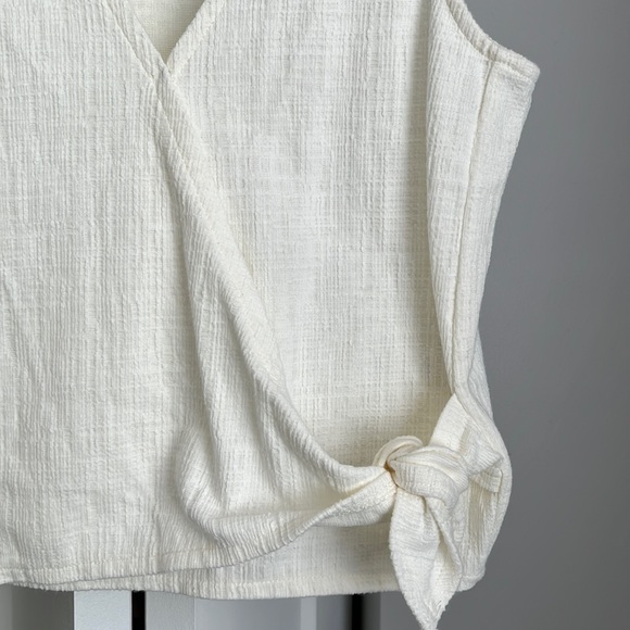 Madewell Neutral Texture & Thread Tank Top, has sharpie mark - Picture 3 of 8